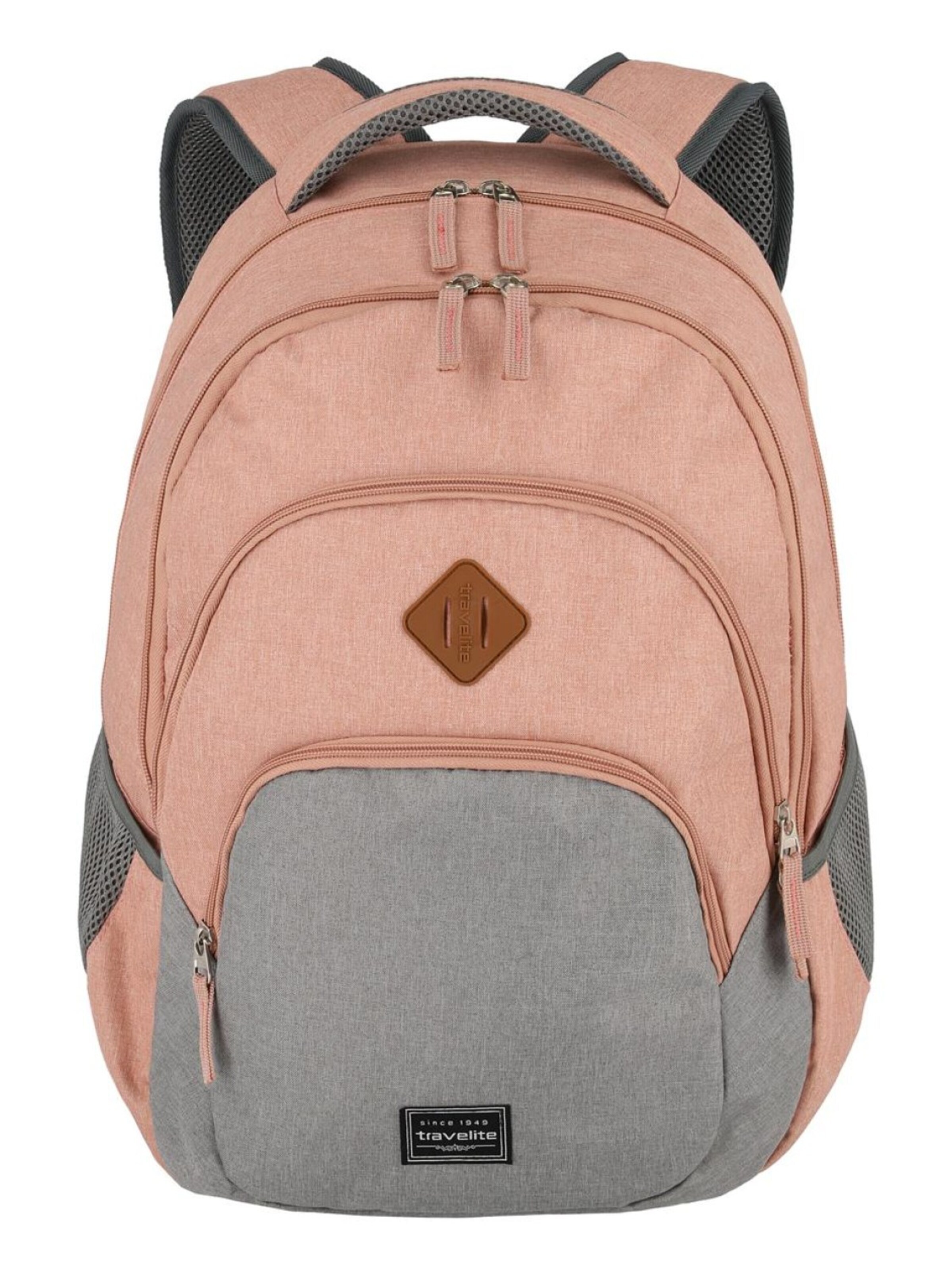 TRAVELITE Batoh – pink: přední strana