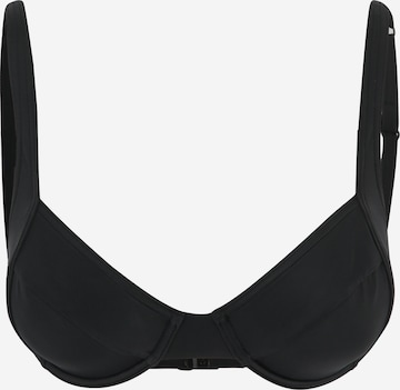 TRIUMPH T-shirt Bikini Top 'Summer Mix & Match' in Black: front