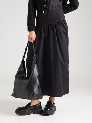 Jupe TOPSHOP en noir : devant