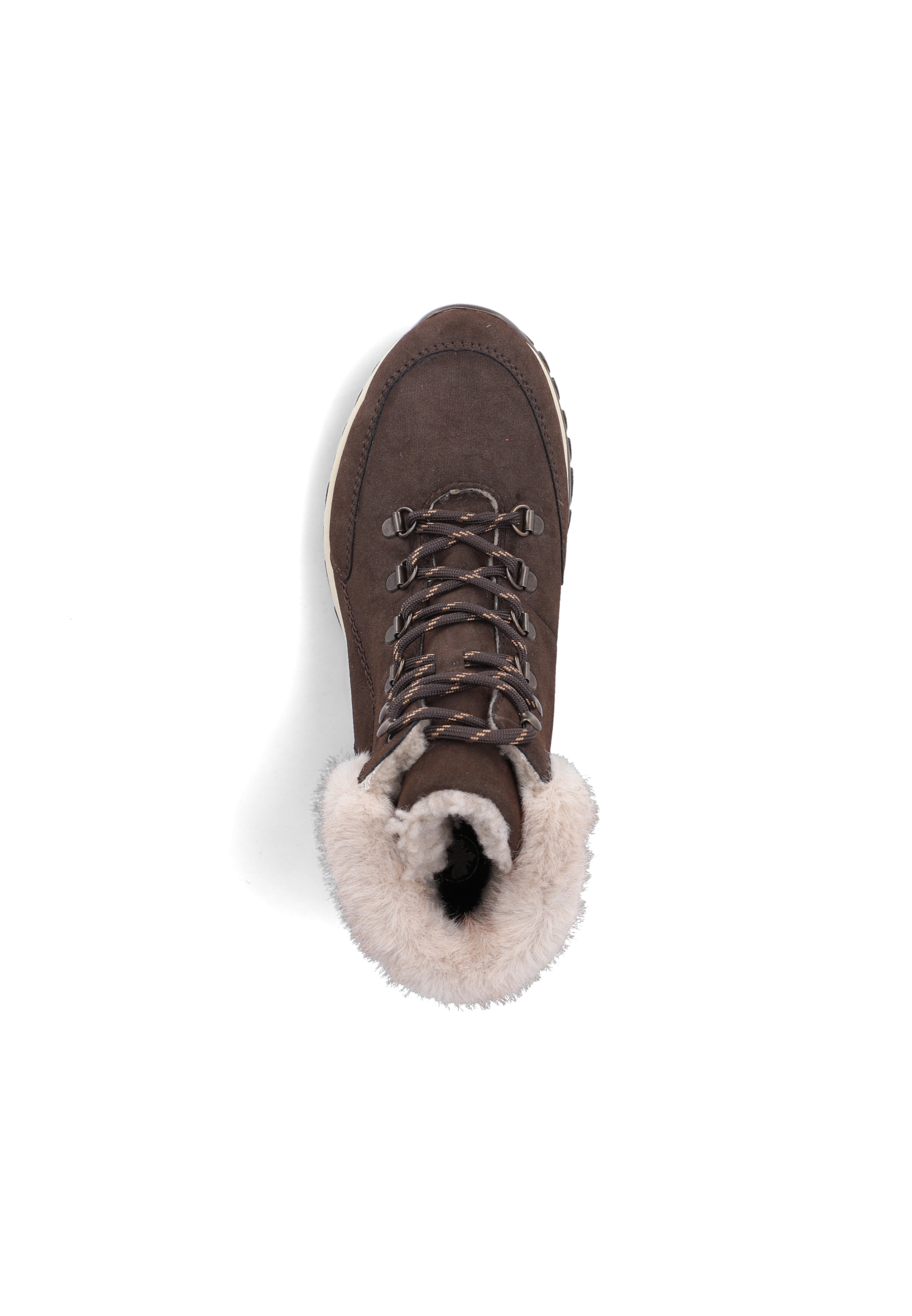 Rieker - Botines con cordones en marrón