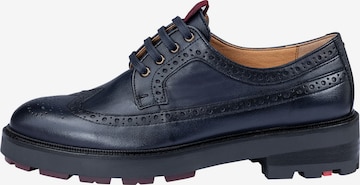 Chaussure à lacets LLOYD en bleu : devant