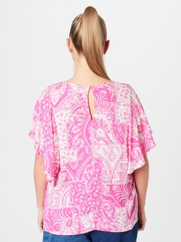 Vero Moda Curve Shirt 'EBBA ANNA' in Pink