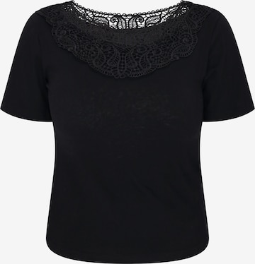 T-shirt Usha en noir : devant