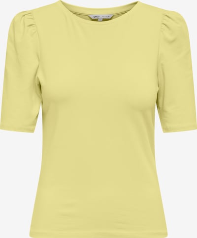 ONLY T-Shirt 'ONLLive Love' in zitronengelb, Produktansicht