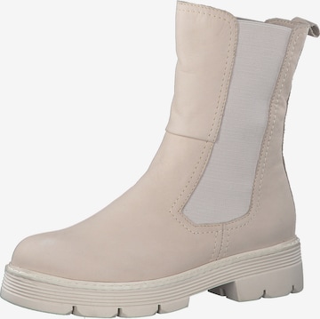 Chelsea Boots MARCO TOZZI en beige : devant