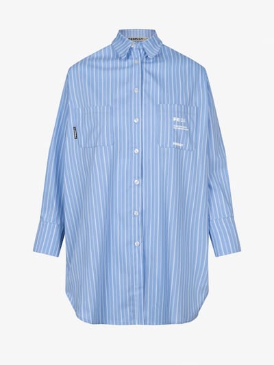 Tunica 'TUNIC STRIPE DRESS BLUE' in XS-S FEMSSY di colore blu, Visualizzazione prodotti