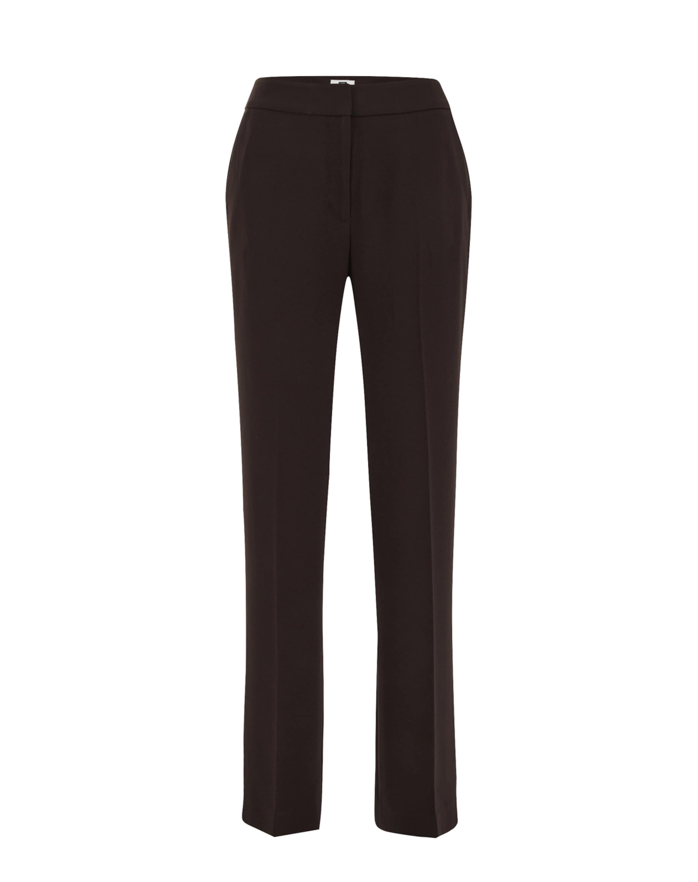 WE Fashion Trousers with creases in Dark brown, Item view