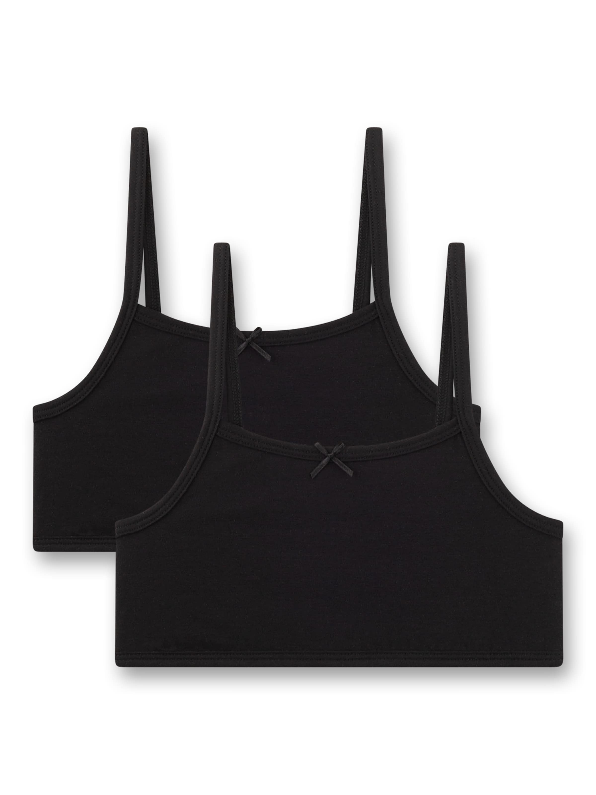 Sanetta Bustier BH in Schwarz: Vorderseite