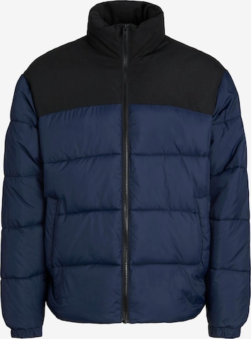 JACK & JONES Winterjas 'JJMoon' in Blauw: voorkant