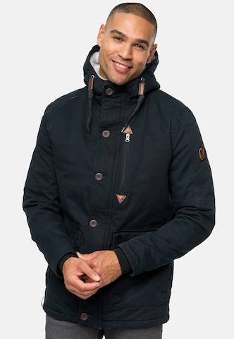 INDICODE JEANS Winter Jacket ' Crossing ' in Black