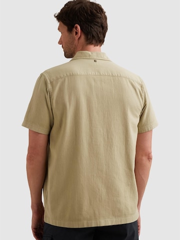 Regular fit Camicia 'Shirt with short sleeves and garment-dye wash' di PME Legend in verde
