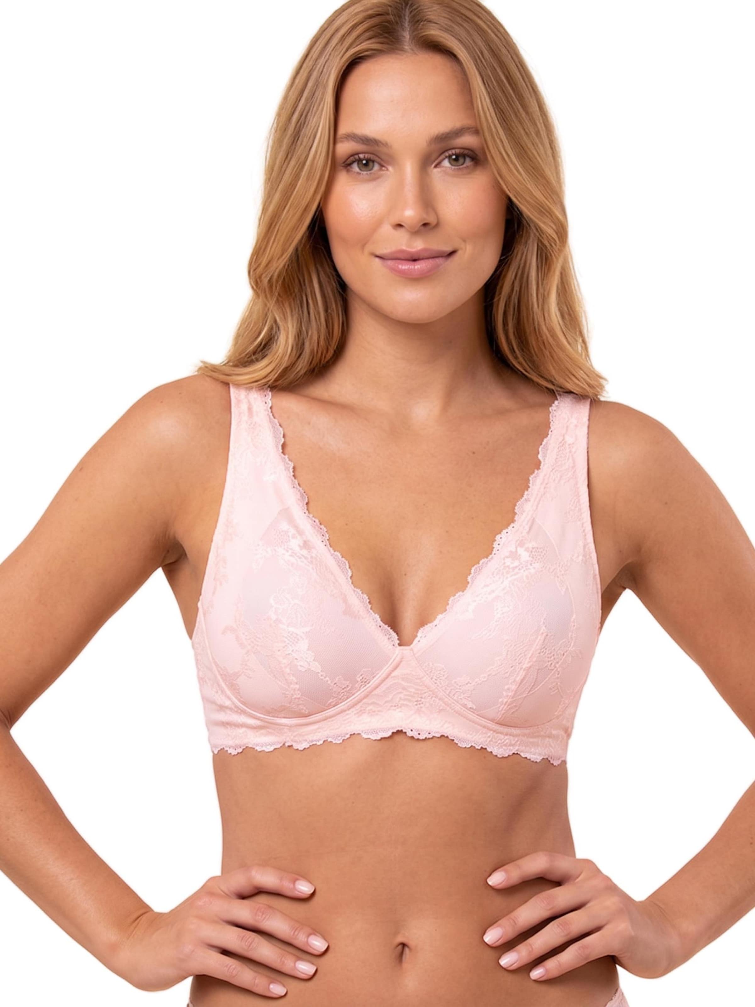 Royal Lounge Intimates Bustier BH 'Royal Dream' in Roze: voorkant
