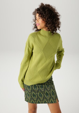 Aniston CASUAL Pullover in Grün