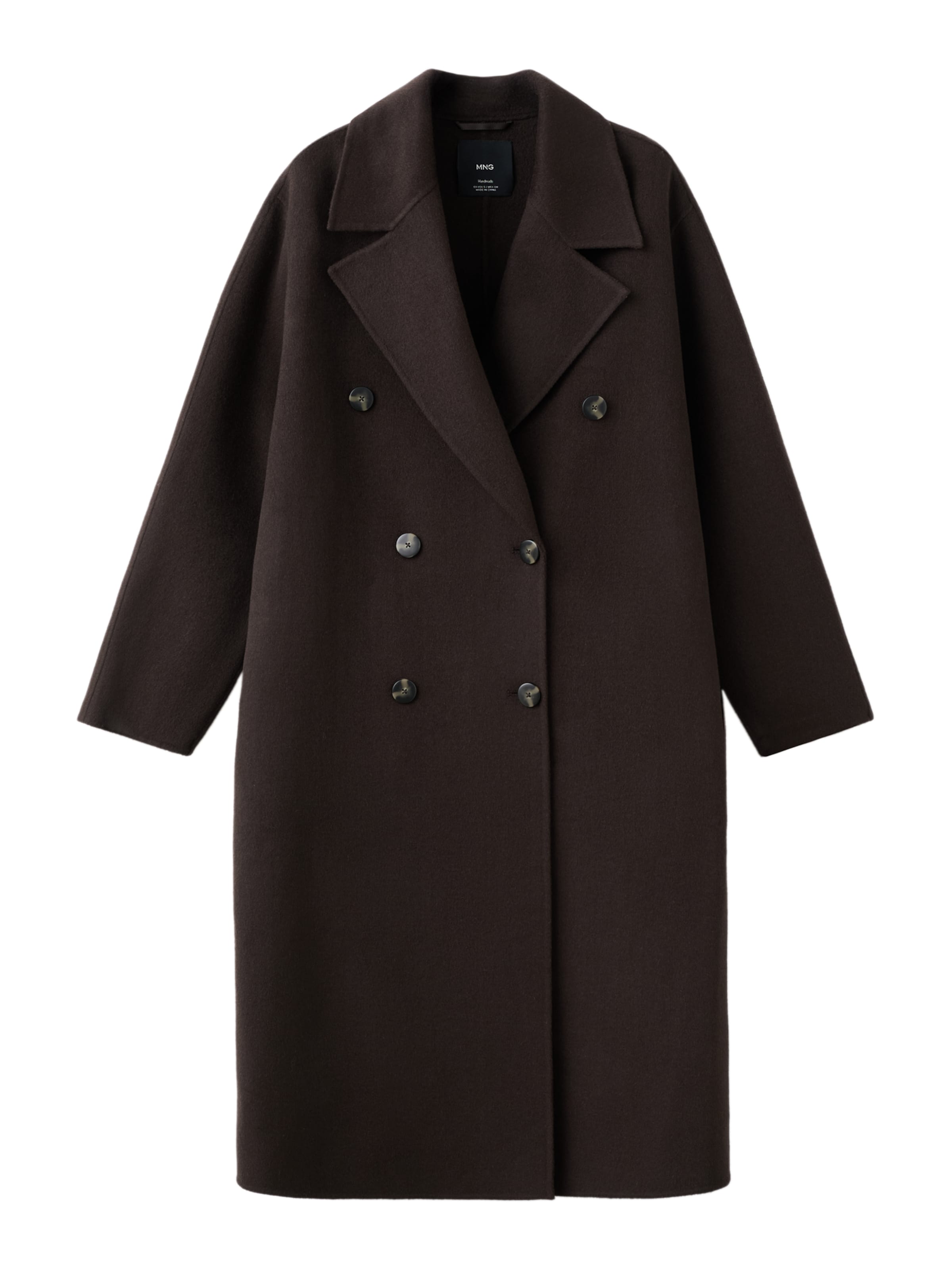 MANGO Overgangsfrakke 'PICAROL' i brun: forside