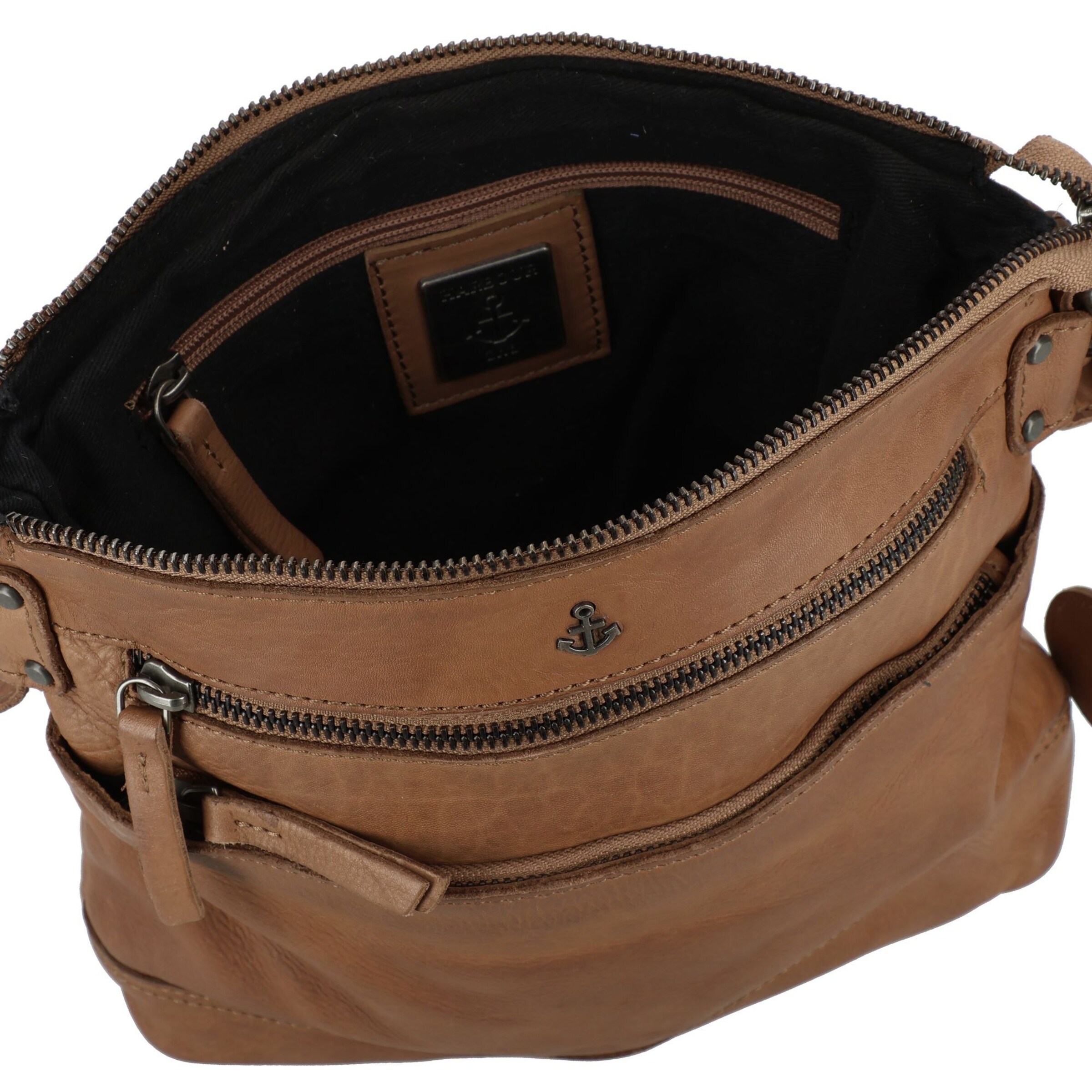 Harbour 2nd Umhängetasche 'Soft Weaving' in Braun