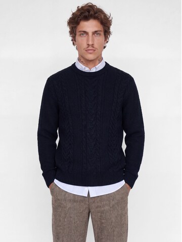 JACK & JONES - Jersey 'JJJAMES' en azul: frente