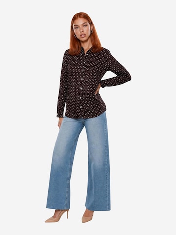 GUESS - Blusa 'NEW LS CLOUIS W6YH68 W3212' en marrón