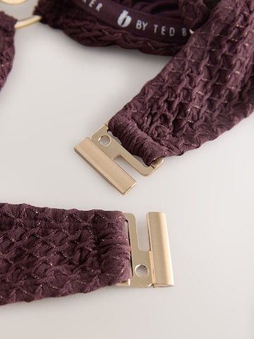 B by Ted Baker Bandeau Bikinitop in Braun