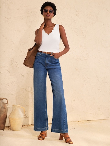 love & roses Top - fehér