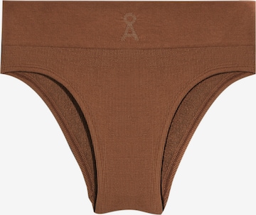 ARMEDANGELS Broekje in Bruin: voorkant