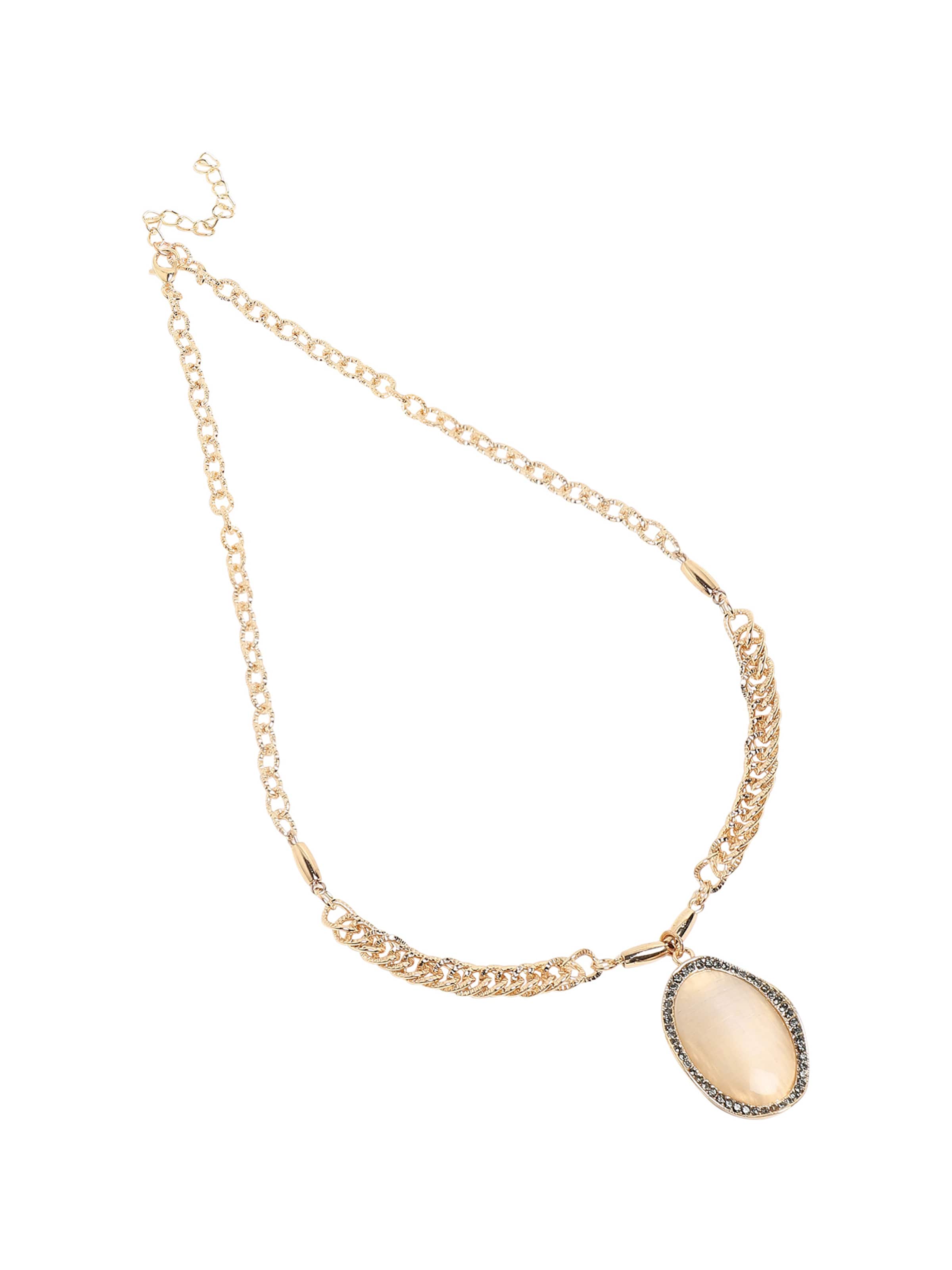 SOHI Ketting 'Sukenta' in de kleur Goud, Productweergave