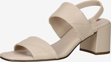 Högl Strap Sandals in Beige: front