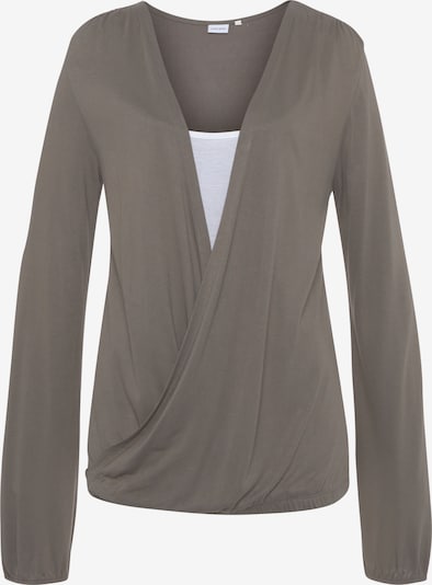 LASCANA Majica u siva / bijela, Pregled proizvoda