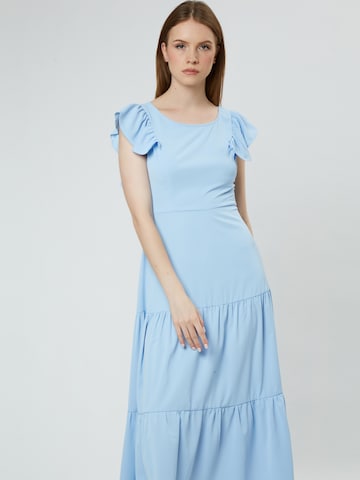 Influencer Jurk in Blauw