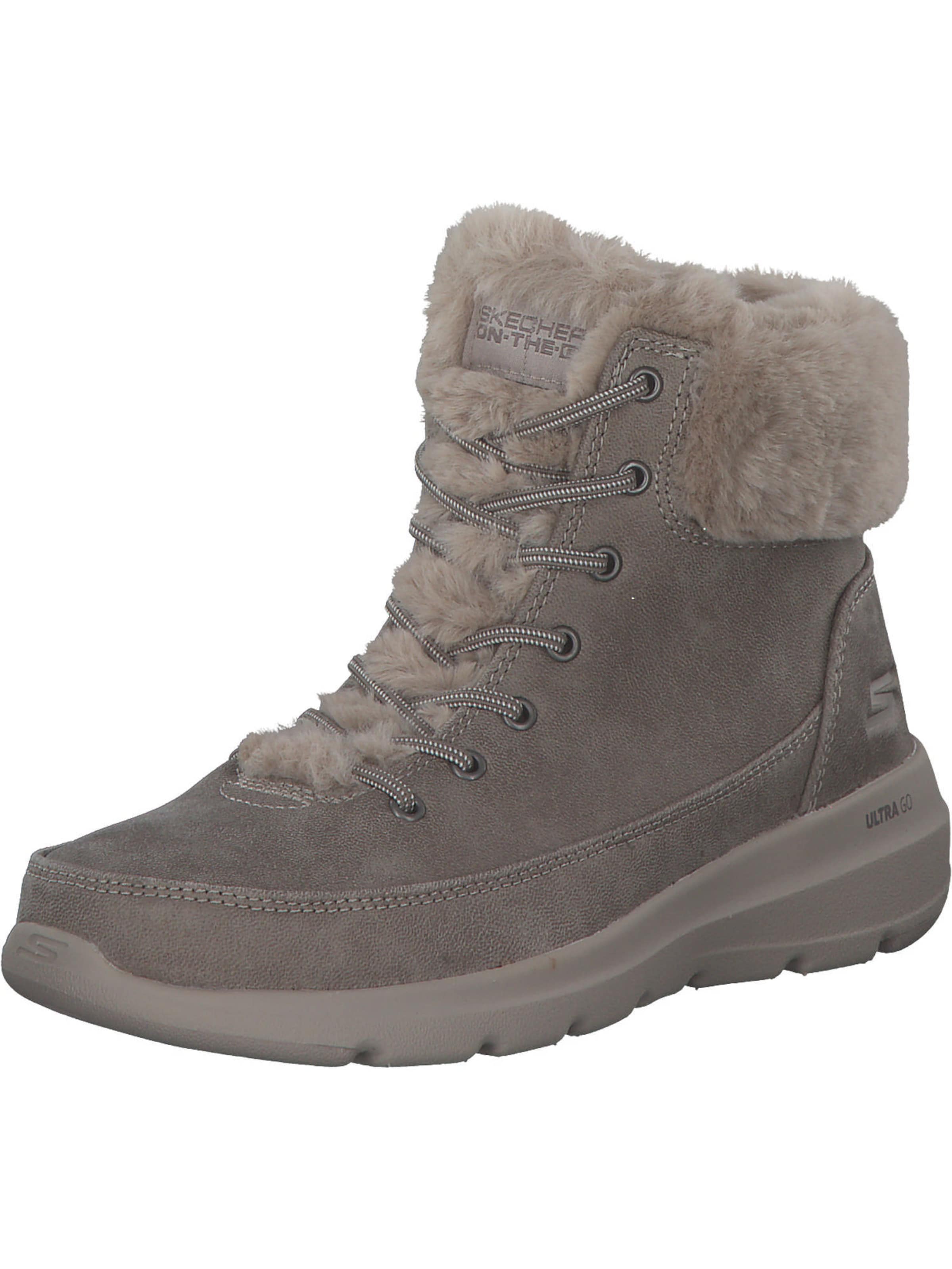 Bottines à lacets 'Glacial Ultra' SKECHERS en gris : devant