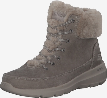 Bottines à lacets 'Glacial Ultra' SKECHERS en gris : devant