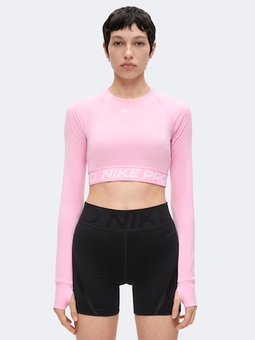 Tricou funcțional 'PRO' de la NIKE pe roz: față