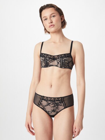 PASSIONATA Bustier Nedrček | črna barva