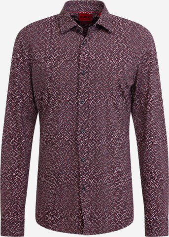 HUGO Regular fit Button Up Shirt in Red: front