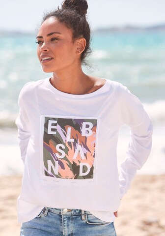Elbsand Shirt 'LM' in White: front
