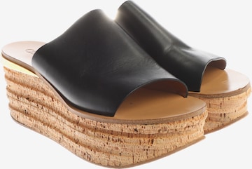 Chloé Sandaletten 39,5 in Schwarz: Vorderseite