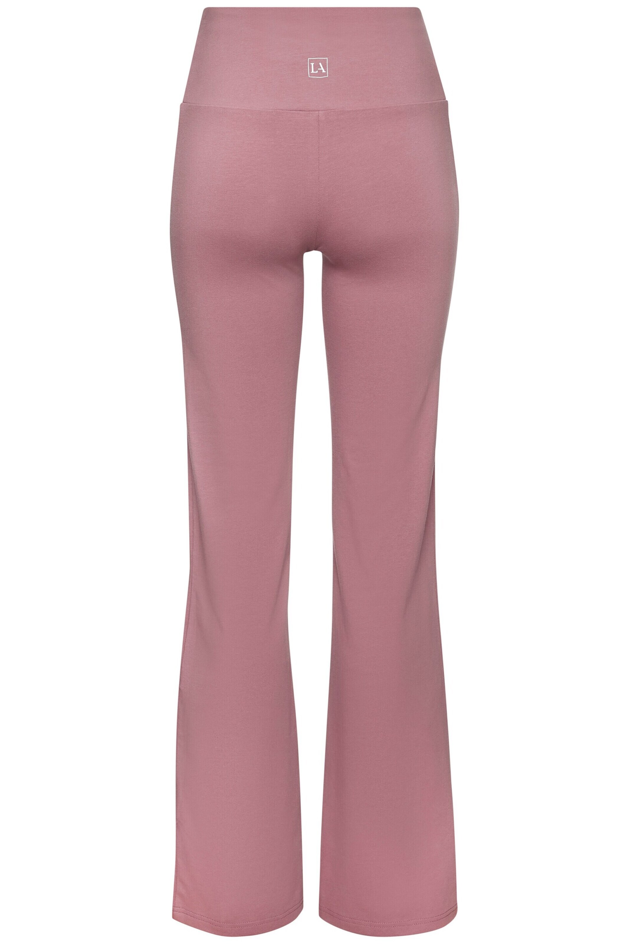 LASCANA ACTIVE Flared Workout Pants in Pink