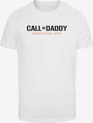 Maglietta 'Day - Call of Daddy' di Merchcode in bianco: frontale