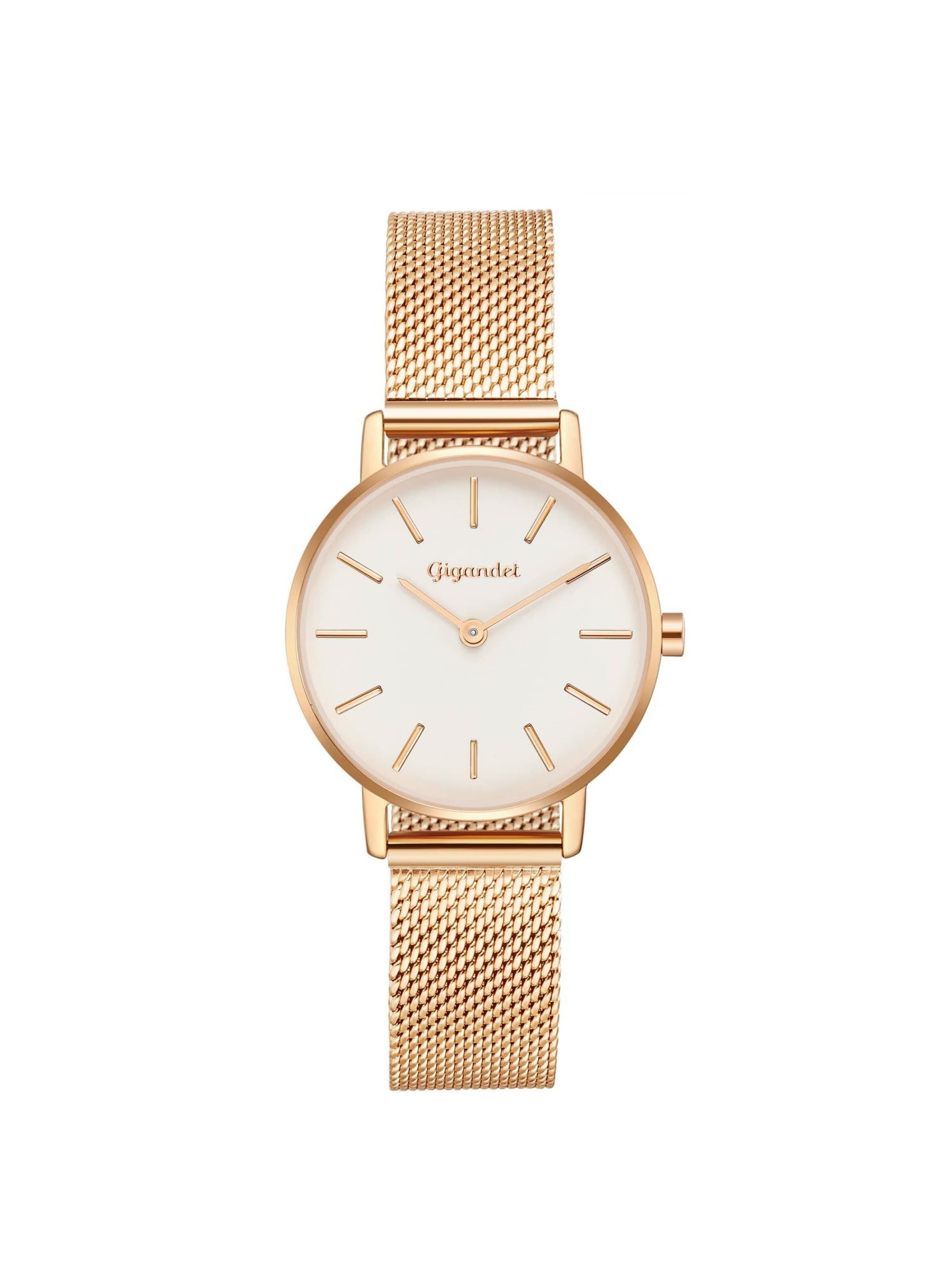 Gigandet Analog Watch 'MINIMALISM' in Gold: front