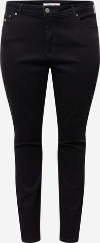 Tommy Jeans Curve Skinny Jeans 'MELANY' i svart: framsida