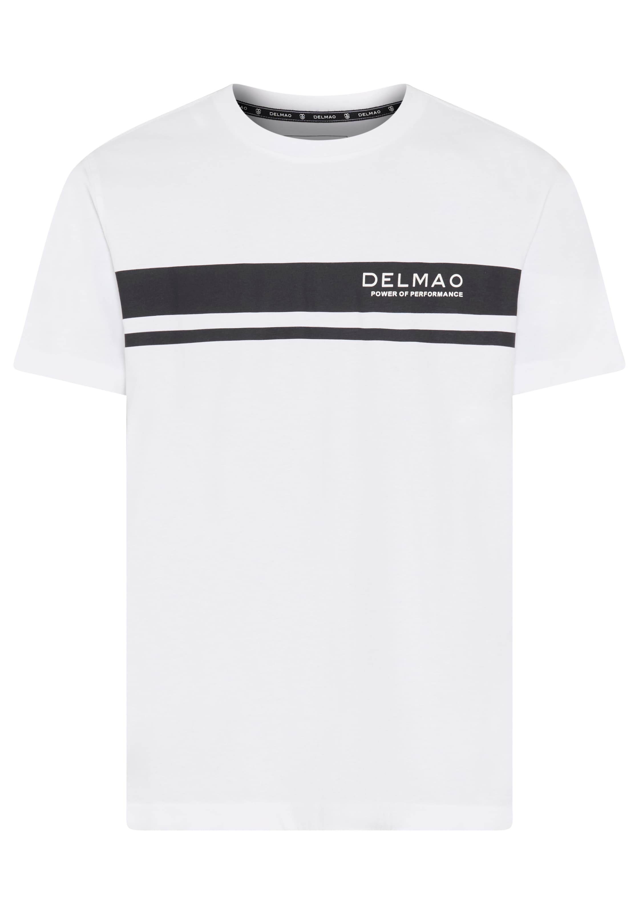 DELMAO Shirt in White: front