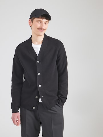 SELECTED Strickjacke 'SLHELMING' in Schwarz: Vorderseite