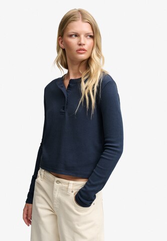 Superdry & Co Shirt 'Athletic Essential' in Blue: front