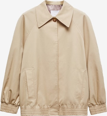 MANGO Tussenjas 'Solito' in Beige: voorkant