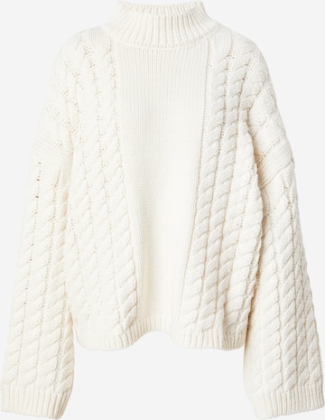 Pullover di millane in bianco: frontale