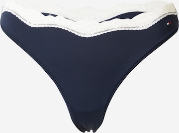 Tommy Hilfiger Underwear Stringi w kolorze niebieski: przód
