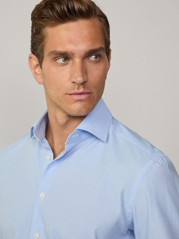 Hackett London Slim Fit Businesshemd in Blau