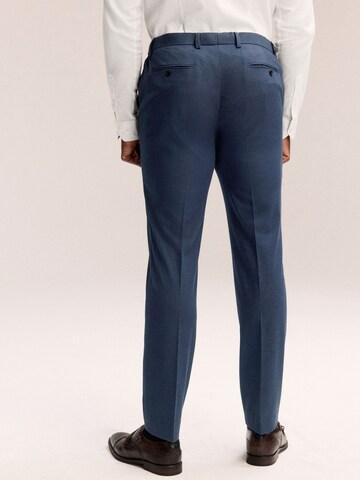 Regular Pantalon à plis Next en bleu