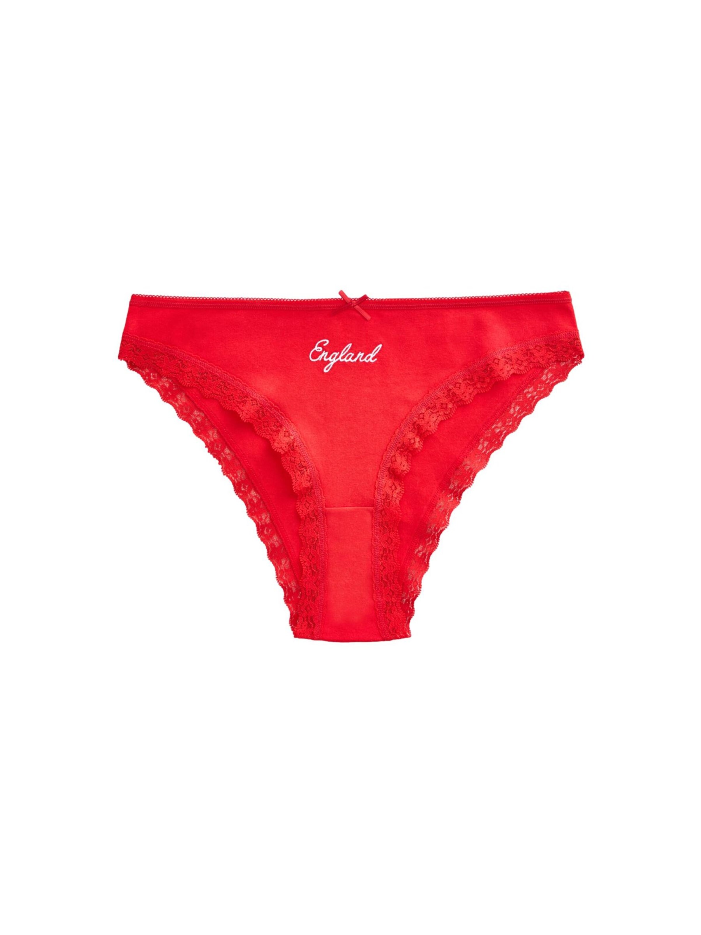 Next Slip 'England' in Red: front