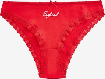 Next Alushousut 'England' värissä punainen: etupuoli