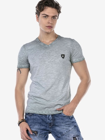 T-Shirt CIPO & BAXX en vert : devant